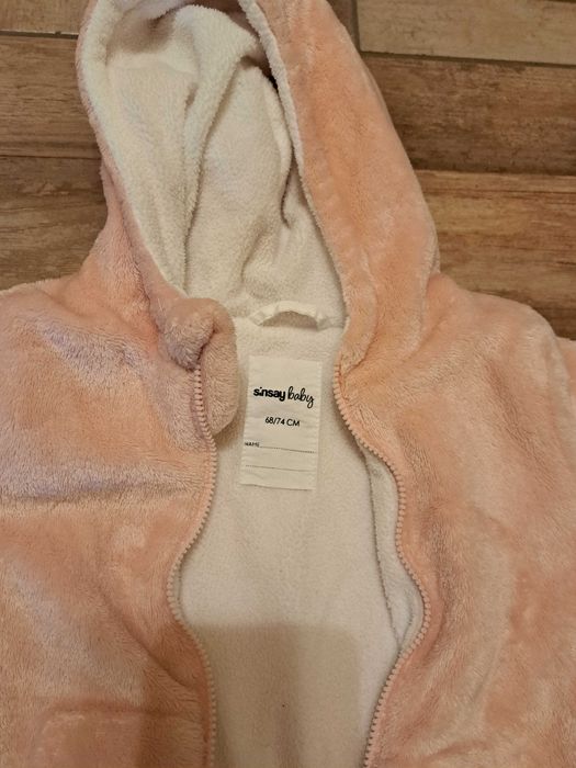 Бебешки плюшен гащеризон