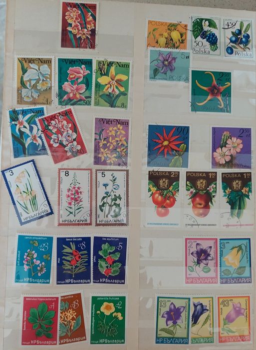 Колекция пощенски марки - 1000 броя!
