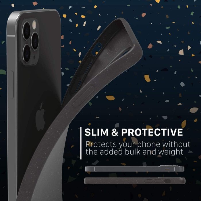 Carcasa Protectie din materiale biodegradabile Iphone 12 Pro Max negru