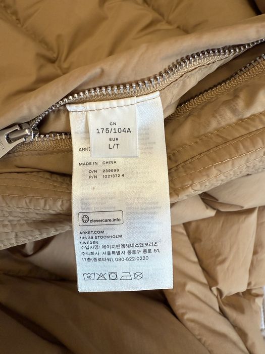 Пуховик Arket оригинал