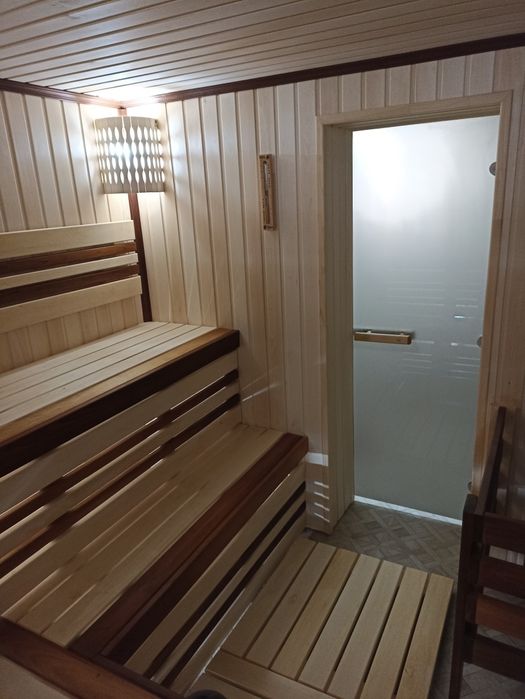 Монтаж бань саун