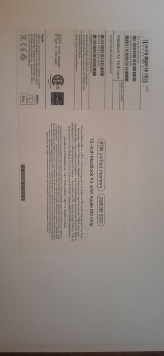 Продам Macbook m2 chip 13- inch