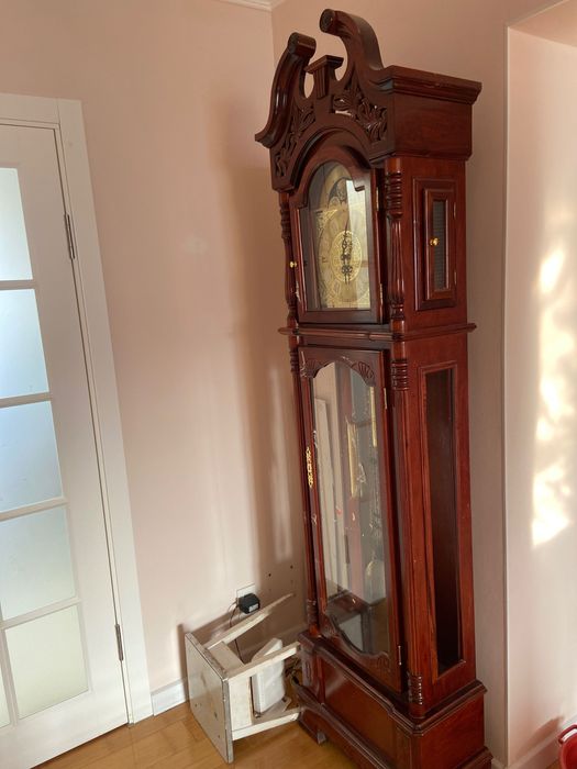 Часы напольные дерево