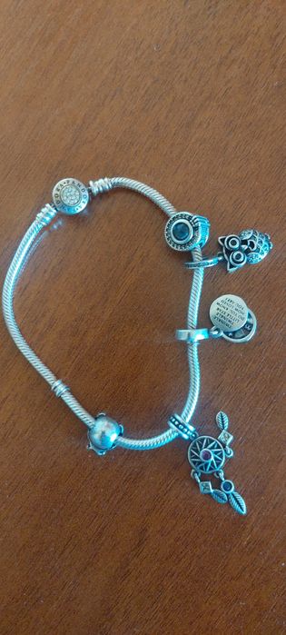Браслет Pandora с шармами  оригинал
