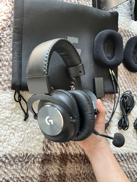 Logitech G Pro X, Full Box + Suport Căsti Ikea
