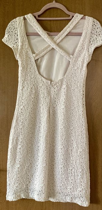 Рикля  zara xs бледорозова дантела