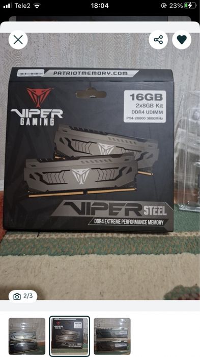 Новая озу общее 16 гб