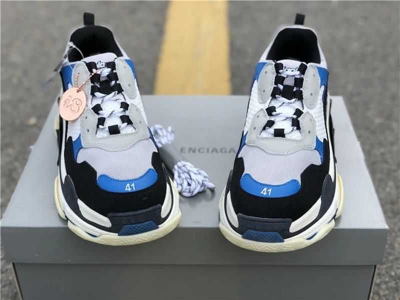 Balenciaga Triple S - Black/Cream/Dark Green