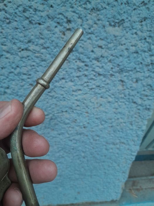 100+ годишна Сребърна ниска проба  Сачан Китайска лула за опиум