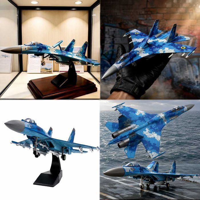 Macheta Avion Su-27 / F-15 scara 1:72 30cm/26cm