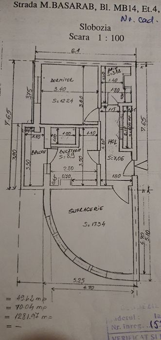 Apartament 2 camere in Slobozia