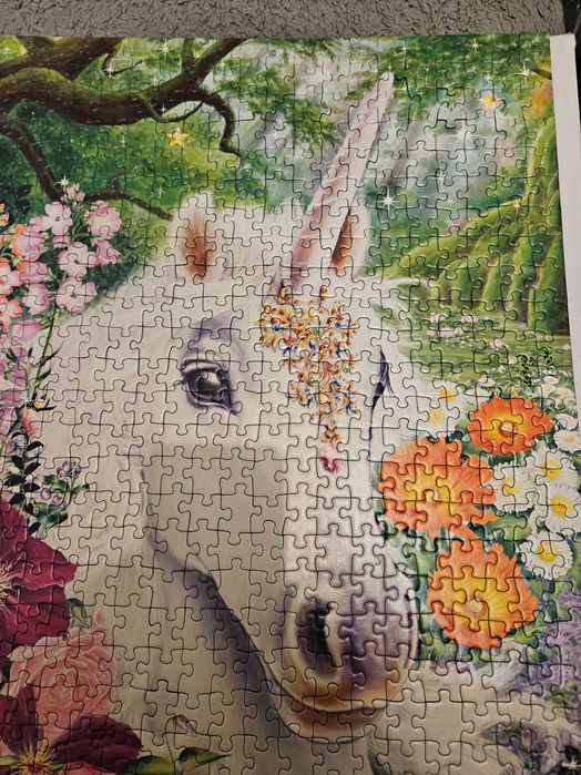 Ravensburger Brilliant Puzzle - Sparkling Unicorn, 500 piese