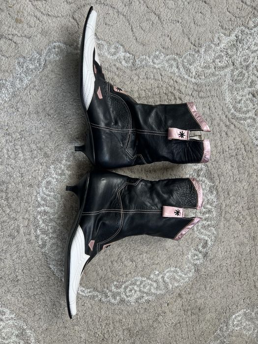 Дамско ботуши естествена кожа.