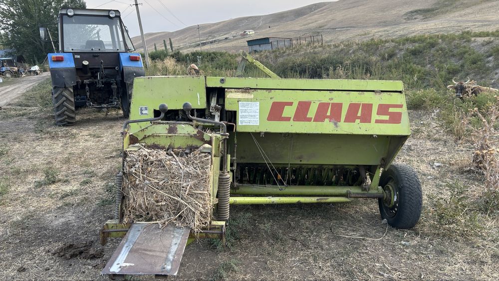 Мтз 80 и пресс класс маркант 50