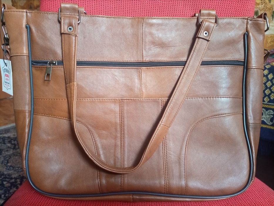 Сумка натуральная кожанная