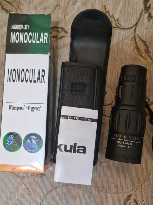 Монокъл Бушмил, нов, с кутия и калъф