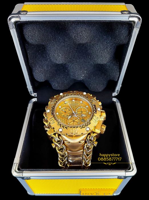 INVICTA Gladiator Gold 60 mm, Инвикта нов ръчен часовник