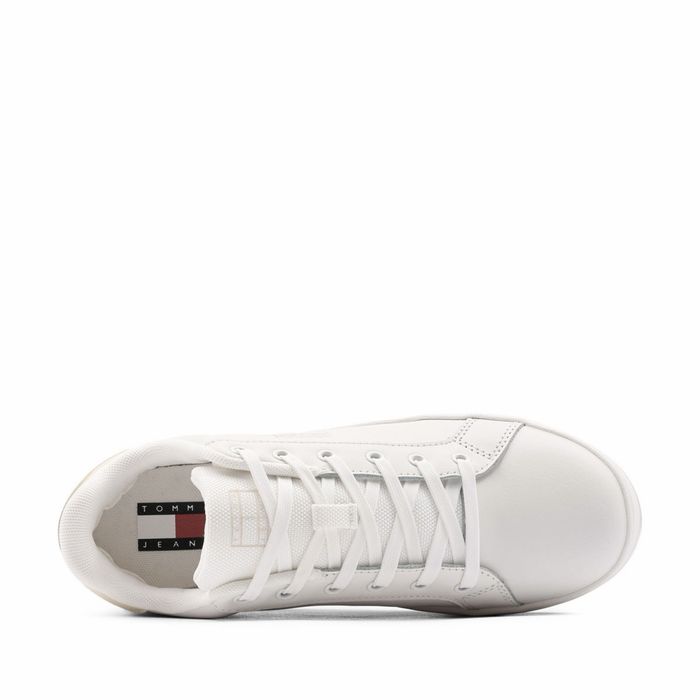Бели дамски кецове Tommy Hilfiger TJW Flatform Pearlized Sneaker - размер 39