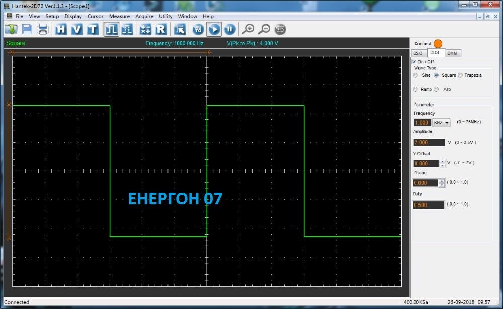 НОВО ! Hantek 2D72 Портативен осцилоскоп двуканален 70MHz мултиметър