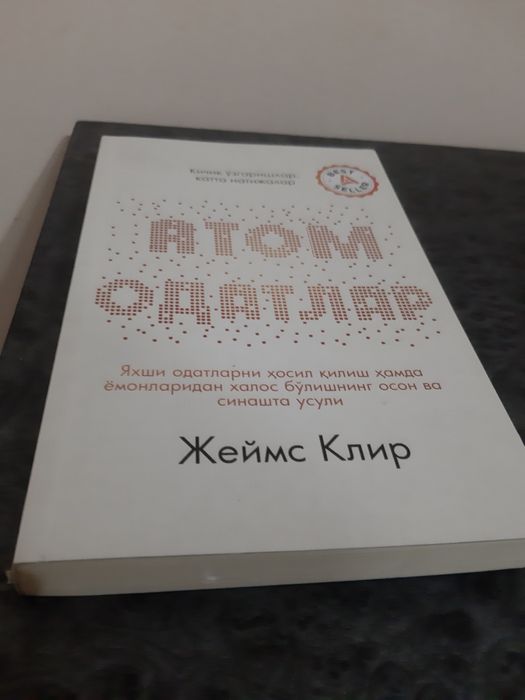 Atom odatlar , kitobi sotiladi , holati yangi