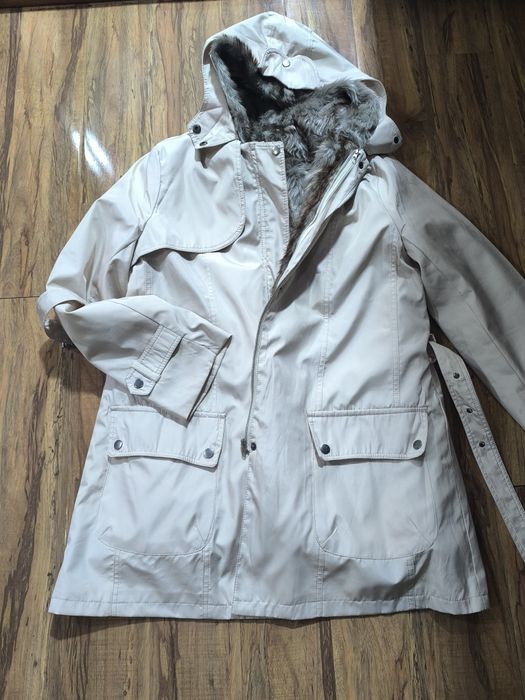 Плащ/ парка 2 во 1  Америка 46/48 по Новый