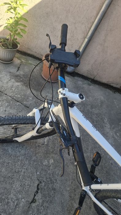 Bicicletă Cube Aim Race 29 - Frâne Hidraulice - Model Alb/Albastru