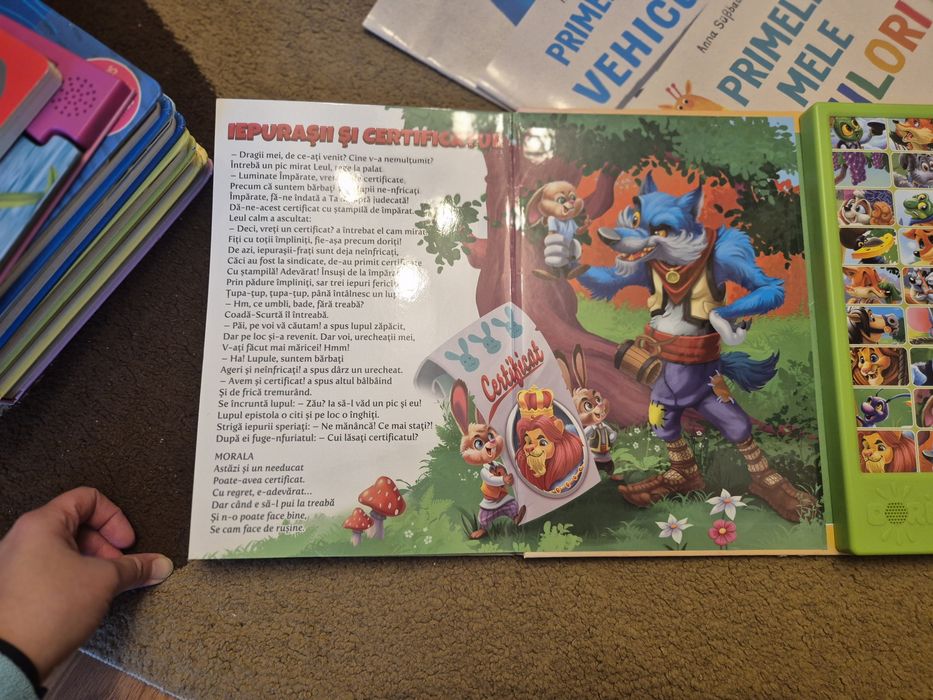 Carte cu sunete povesti, fabule