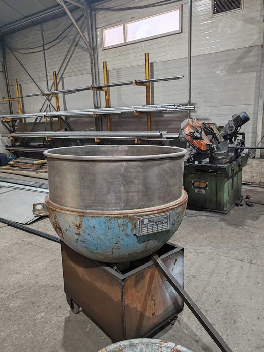 Vas INOX cazan malaxor pasteurizare 250 L ,industrial