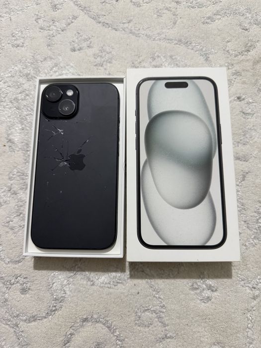 iPhone 15 256 ГБ — Face ID не работает, есть повреждения