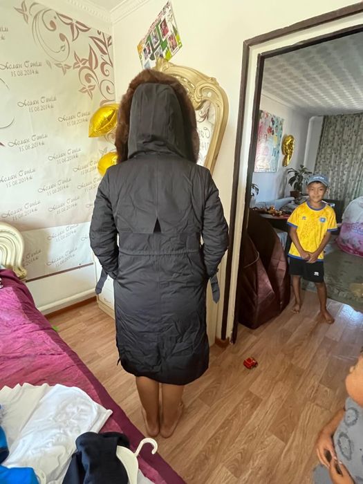 Парка куртка черная