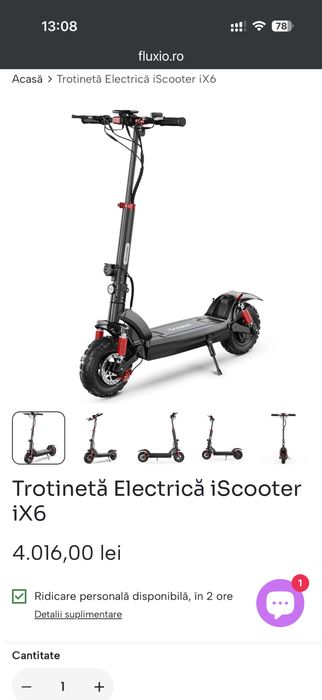 Iscooter ix6 off-road  trotineta