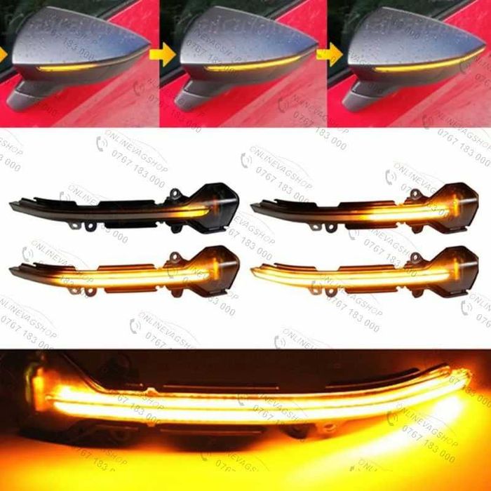 Semnalizare dinamica oglinda Seat Leon 3, 5F, Ibiza 6F, Arona