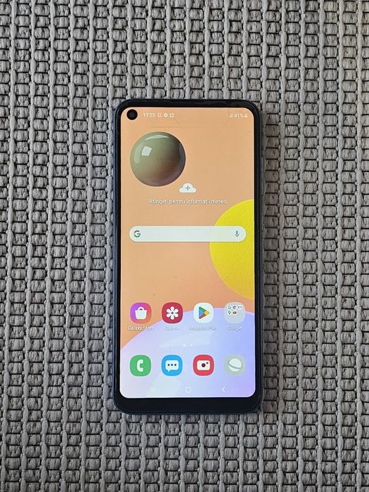 Telefon mobil Samsung Galaxy A11, Dual SIM, 32GB, 2GB RAM, 4G, Albastru