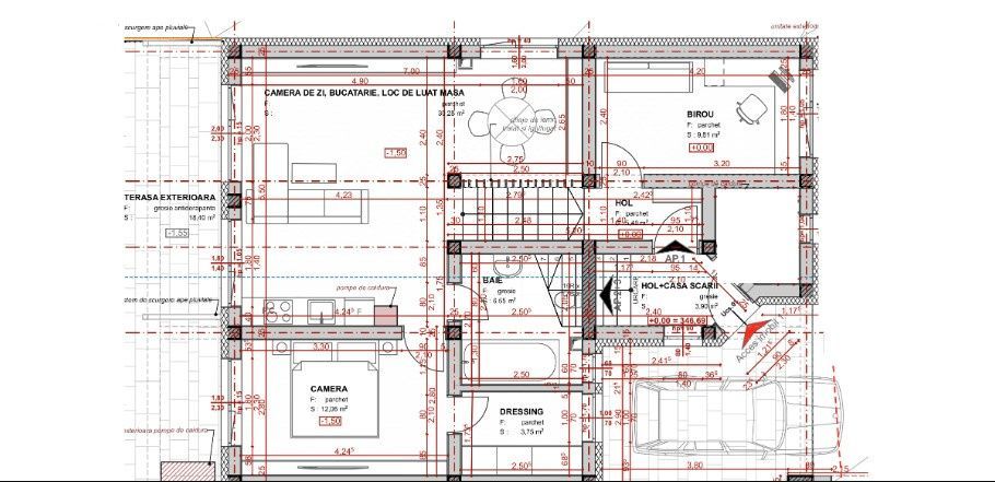 Apartament tip casa, 3 camere pe 2 nivele, gradina privata plus garaj