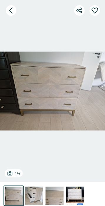 Vand mobilier comoda  lemn mango