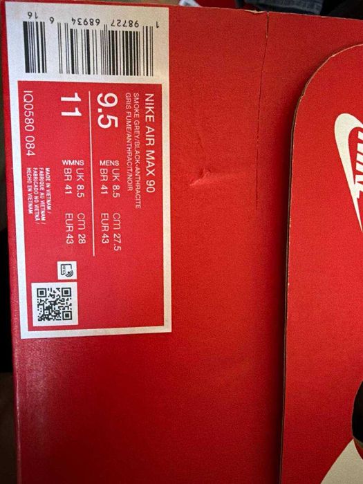Кроссовки мужские Nike Air Max 90! Новые в коробке! Оригинал Nike!