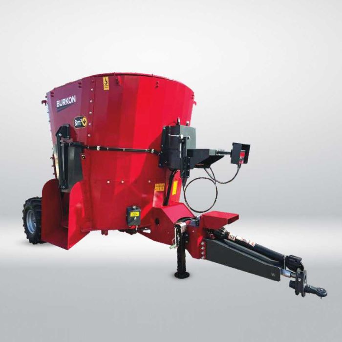 Remorca furajera tractata 8 mc, remorca agricola, remorca tehnologica