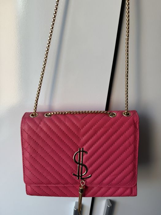 Нова розова чанта с регулируеми дръжки