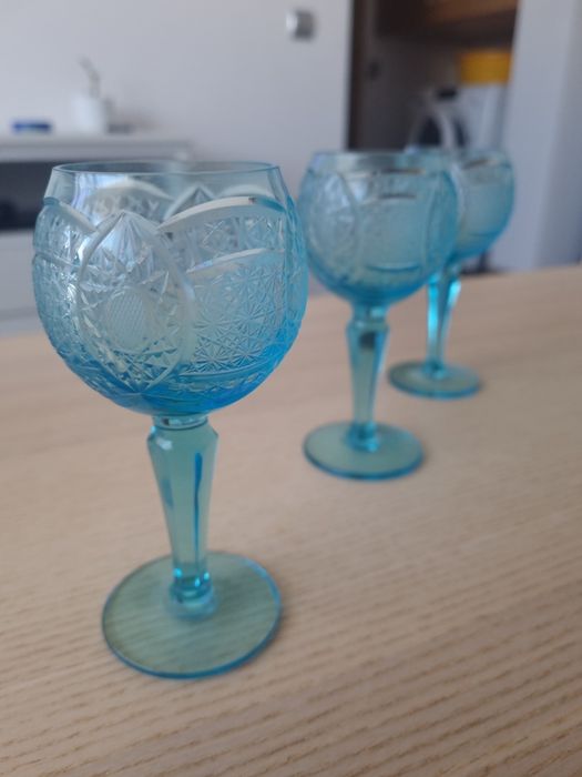 Set 6 pahare din cristal - de lichior