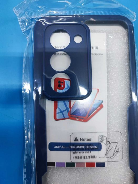 Husă 360 grade protecție Redmi 15 4G albastră