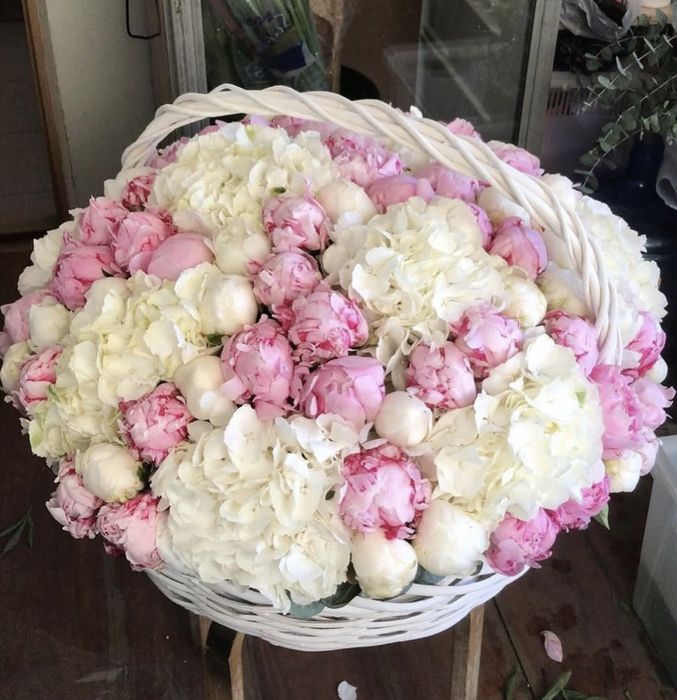 Пионы цветы букеты