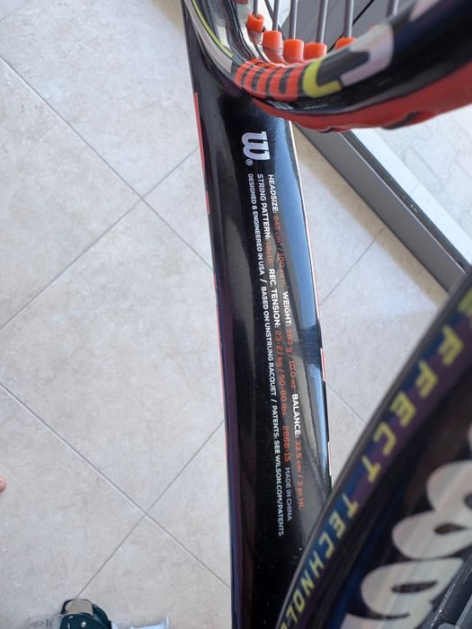 Тенис ракета Wilson Burn 100, 283 гр