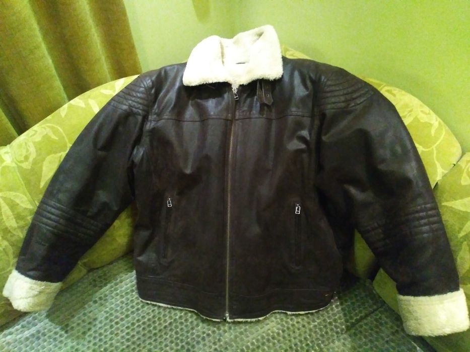 Мъжки зимен кожух от естествена кожа Angelo Litrico