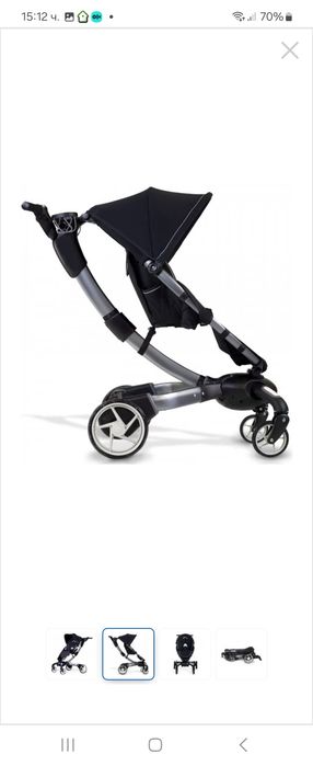 Изключително атрактивна количка, която се сгъва и разгъва сама