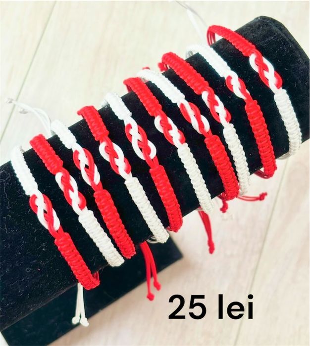 Martisoare bratari cu snur