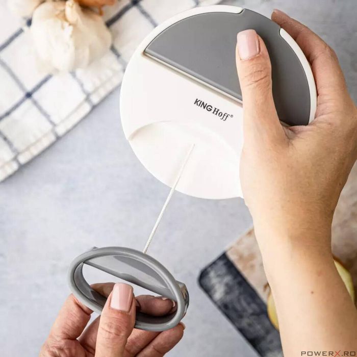 Dispozitiv pentru tocat legume si fructe, alb, diametru 12,5 cm,