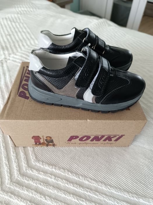 Чисто нови обувки Ponki в кутия 
Размер 27 - стелка 17,8
Цена 35
Мога
