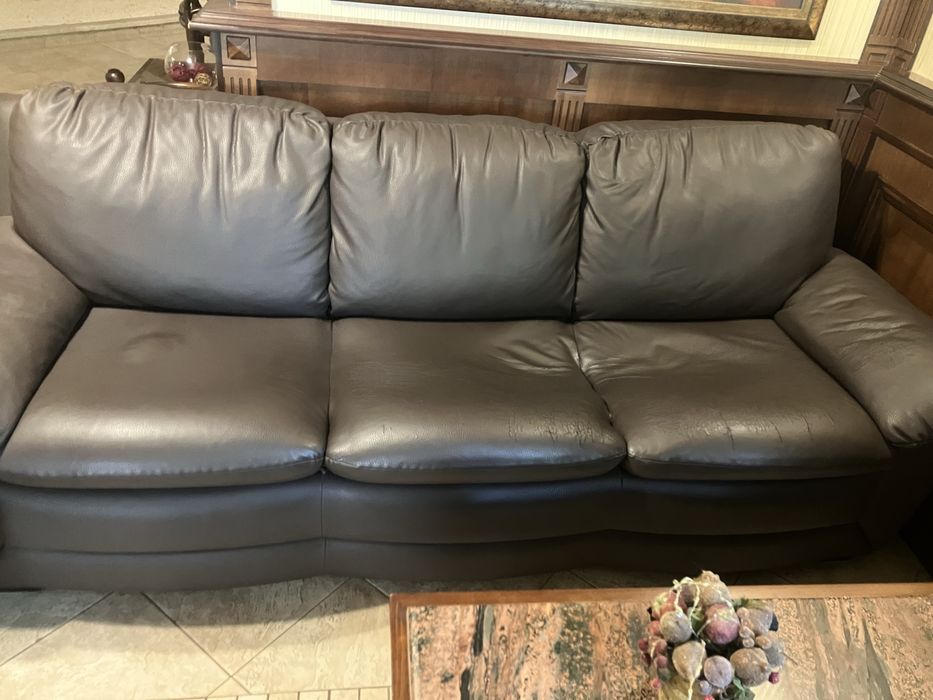 Кожени дивани  и фотьойл