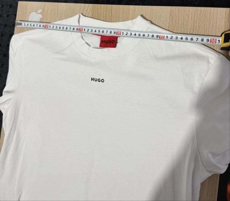 Tricou Hugo Boss White•Nou•Marime L•Original