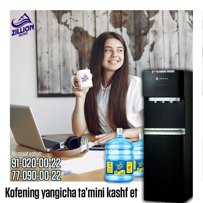 Kuller uchun Suv yetkazib beramiz.